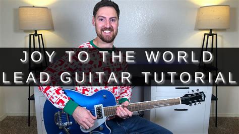 Joy To The World (Joyful, Joyful) Lead Guitar Tutorial .